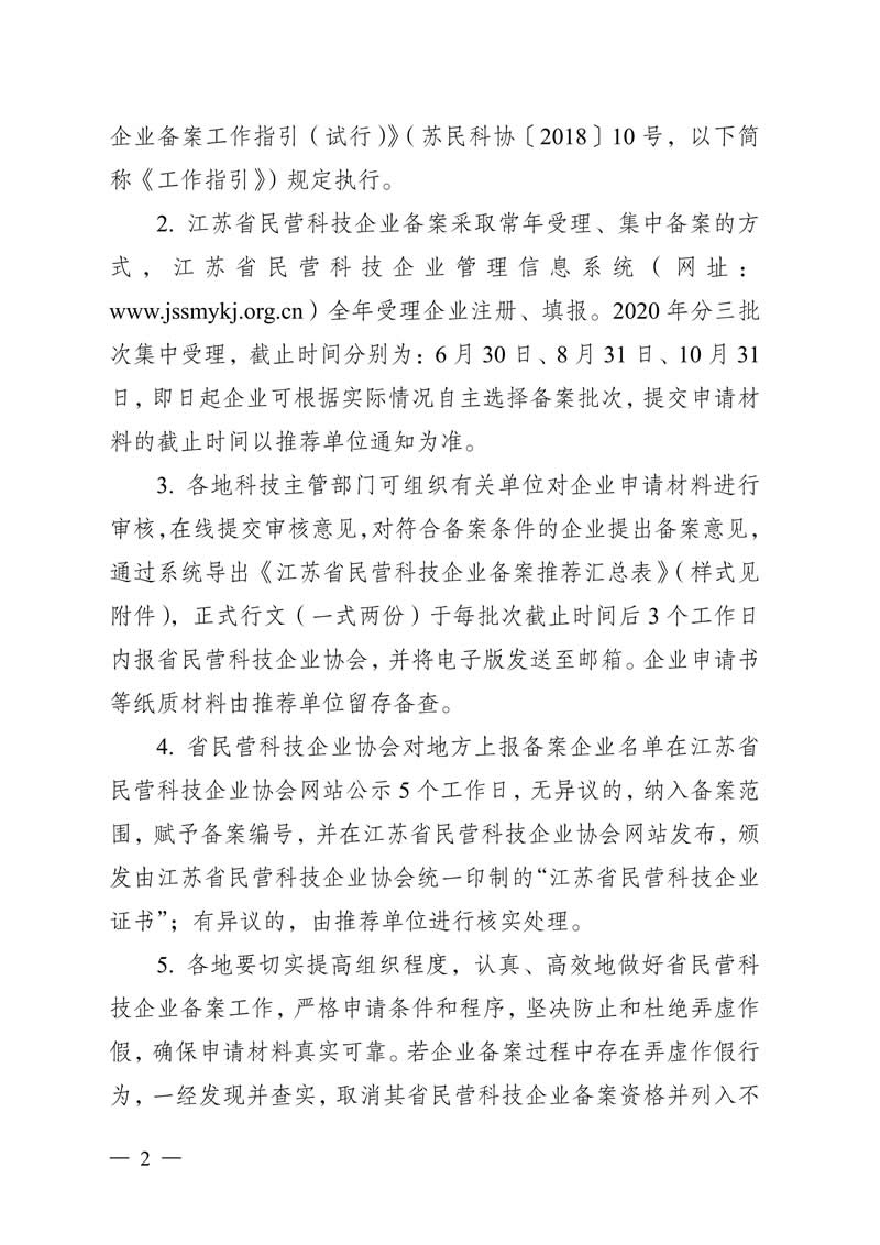 1号文-关于开�?020度江苏省民营科技企业备案工作的通知（苏民科协�?020�?�?）_01.jpg